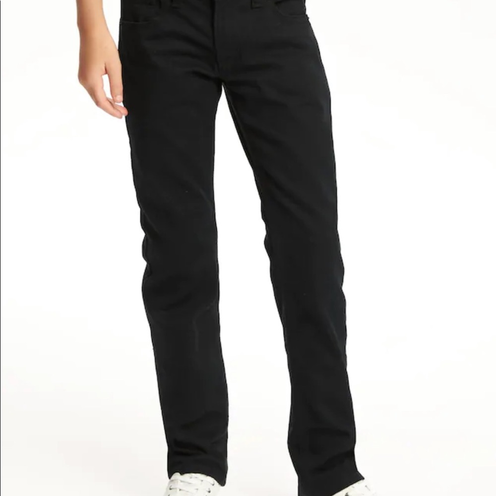 2 pairs of kids non-stretch skinny jeans - size 12